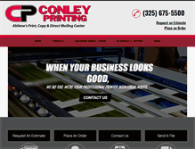 Tablet Screenshot of conleyprinting.com